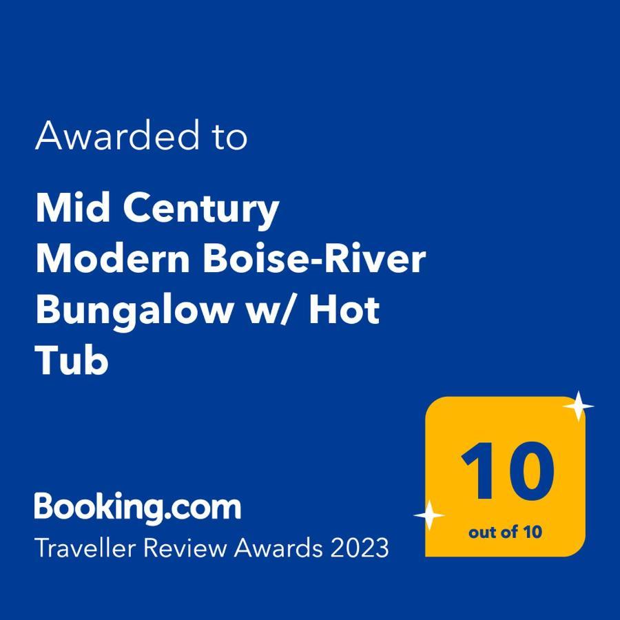 Mid Century Modern Boise-River Bungalow W/ Hot Tub Ngoại thất bức ảnh